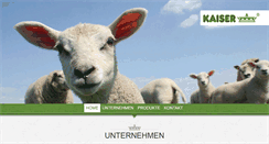 Desktop Screenshot of kaiser-naturfellprodukte.de